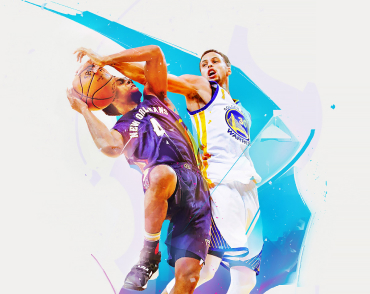 basketball players poster